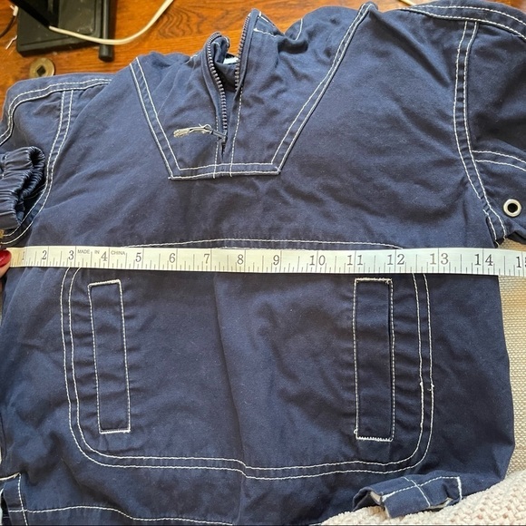 Kid’s Hanna Andersson zip-up Navy Hoodie Jacket Sz 5/ 110 - Picture 9 of 11